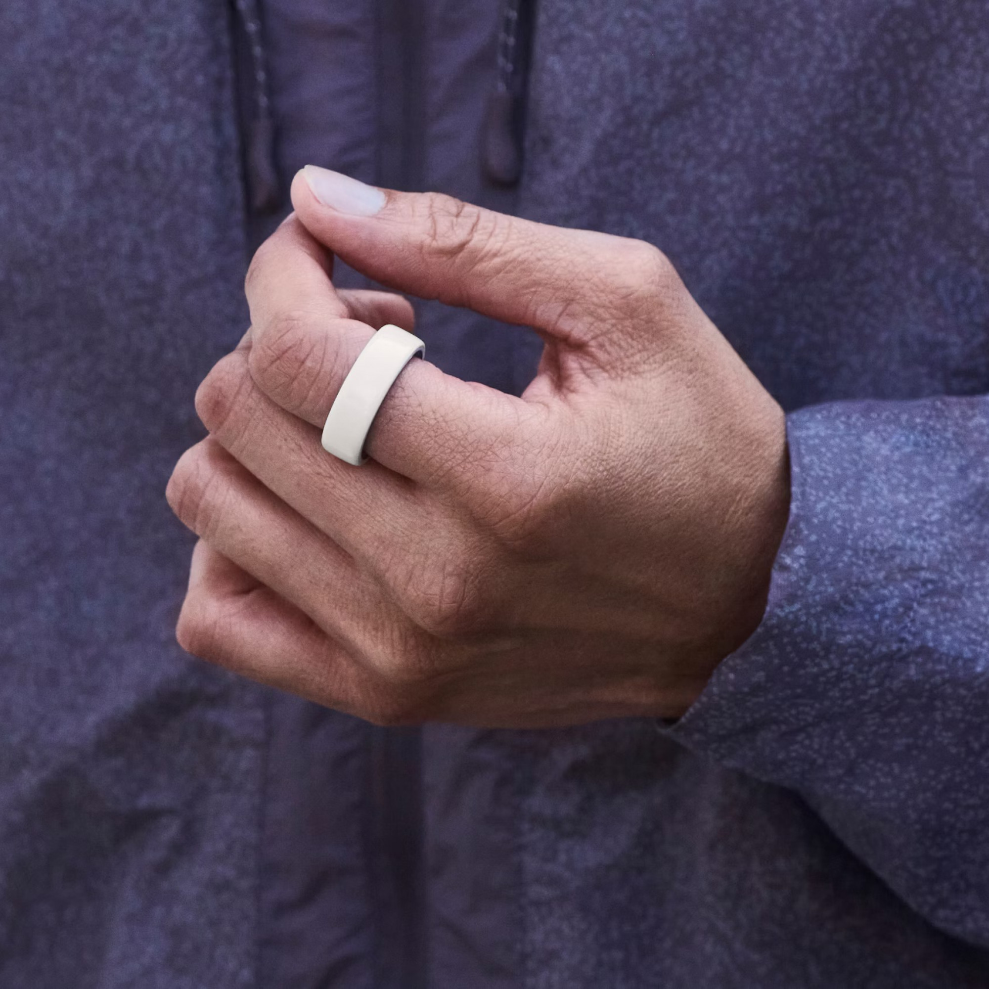 Розумне кільце Oura Ring 4 Ceramic Cloud